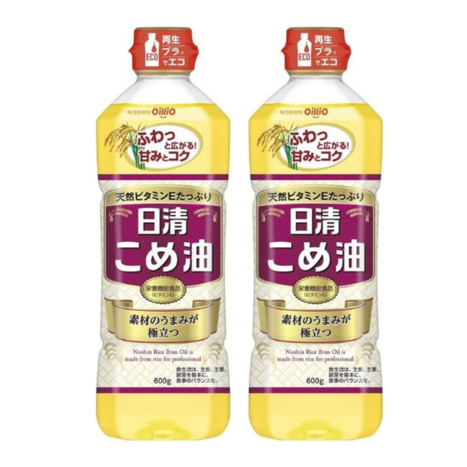Amazon.co.jp: 日清オイリオ 日清こめ油 600g×2個 : ビューティー